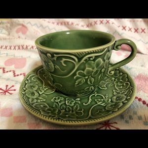 Morning Glory Teacup Boroallo Pinneiro Portugal